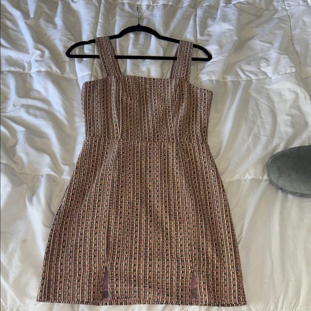 Francesca's Collections Multicolor Striped Mini Dress